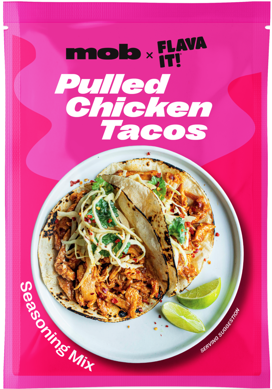 PNG - Pulled Chicken Tacos Sachet Mockup